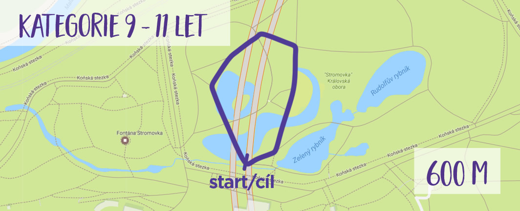 mapa běhu
