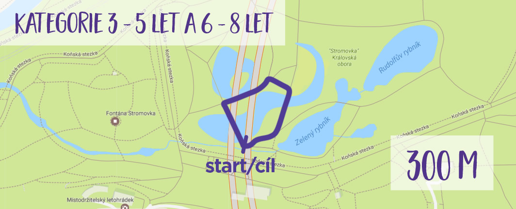 mapa běhu